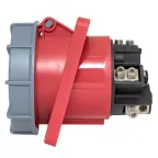 Розетка стационарная внутренняя угловая 4442 3Р+РЕ 125А 380В IP67 PROxima