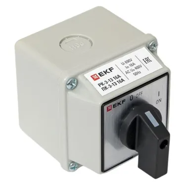 Переключатель ПК-3-13 16А 3P ВКЛ-ВЫКЛIP54