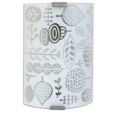 Светильник Лужок 150х220 НББ 21-60 М21 матовый белыйкл.штамп металлик ИУ