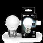 Лампа светодиодная LED 6.5 Вт 550 лм 4100К шар P45 нейтральный E27 AC 220В Black Gauss