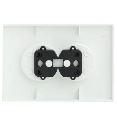 Валенсия лицевая панель розетка 2-местной б/з 10А жемчуг с защ. штор.