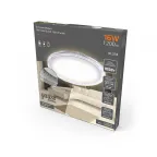 Светильник светодиодный Bubbles BL318 Кругл. 12+4W LED 3000K 1200лм193х31ммO160 1/20 | BL318 |Gauss