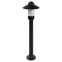 Светильник садово-парковый НТУ 01-60-009 Поллар напольный черный IP54 Е27 max60Вт h860мм