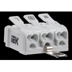 Клемма пружинная соединительная КСПз3-L+N+PE