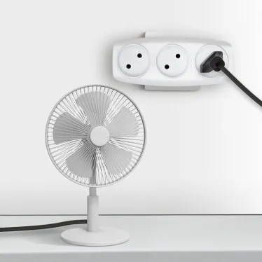 Тройник 3гн, без заземл.(белый) (10/60/1200) SP-3-W