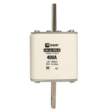 Вставка плавкая ППН-39 630/400А габарит 3