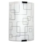 Светильник Оазис 150х220 НББ 21-60 М21 матовый белыйкл.штамп металлик ИУ