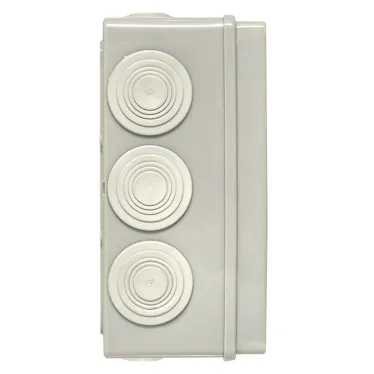 Коробка распаячная КМР-050-043 пылевлагозащитная 12 мембранных вводов уплотнительный шнур (240х190х90) PROxima