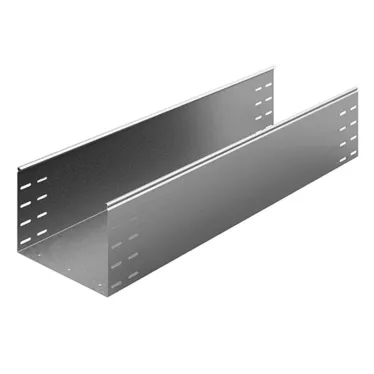 Универсальный лоток неперфорированный 400х200х3000, толщина 1,5 мм, Сендзимир цинк