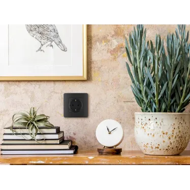 Рамка 1 пост INSPIRIA антрацит