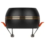 Светильник встраиваемый KL81 BK/GD алюминиевый GX53 черный/золото (40/960)