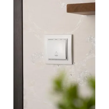 Кнопка звонка СП Минск 10А белый