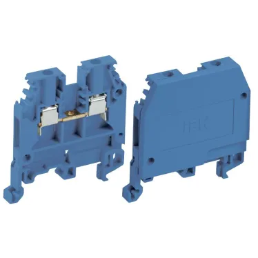 Клемма ЗНИ-2.5мм.кв синяя без маркировки