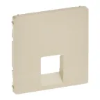 Valena LIFE Лицевая панель для одиночных телефонных/информационных розеток Слоновая кость