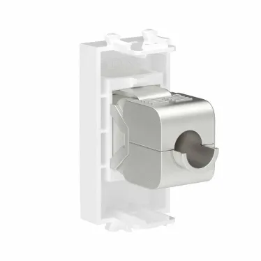 Avanti Компьютерная розетка RJ-45 без шторки модульная кат.6A экранированная Белое облако 1 модуль