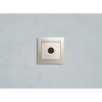 VALENA Розетка телевизионная TV звезда в рамку белая 1.5дБ