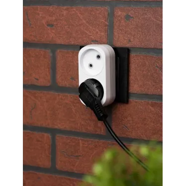 Тройник на 2 розетки без заземления 6А