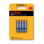 Батарейка LR61-4BL MAX SUPER Alkaline [K4A-4] (120/960/38400)