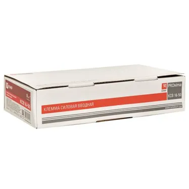 Клемма силовая вводная тройная КСВ 16-50 серая PROxima