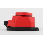 Колодка каучуковая с/з 1гн 16A IP44 красная (24/240/1440)