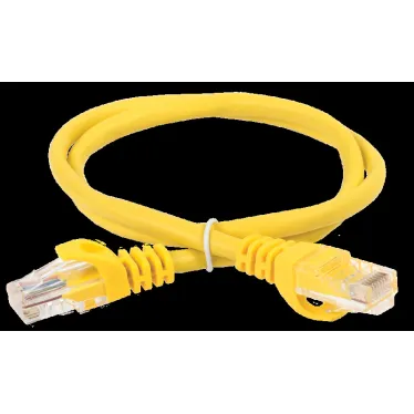 Патч-корд категории 5Е UTP 10м желтый GENERICA