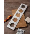 Валенсия рамка 5-местная белая