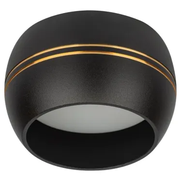 Подсветка декоративная под лампу Gx53 алюминий цвет черный/золото (40/1440)