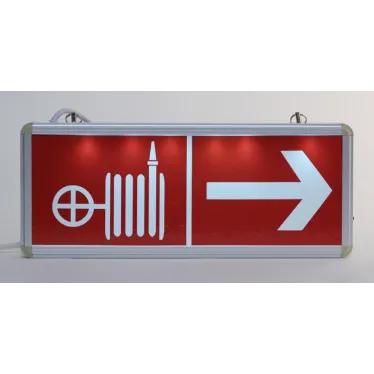 Светильник аварийный светодиодный без текста 3Вт, 3ч, стикер 358х145 мм односторонний SSA-101-0-20 ЭРА