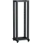 Стойка двухрамная на роликах LINEA F 20U 600х600мм черная