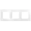 ETIKA Рамка 3 поста белая