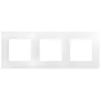 ETIKA Рамка 3 поста белая