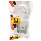 Avanti Розетка с крышкой ''Белое облако'', 2P+E, 2 модульная