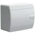 Корпус пластиковый навесной на 6 модулей ЩРН-П-6 IP41 UNION Compact белая дверь