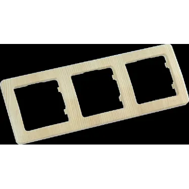 MASTER Рамка на 3 поста, сосна