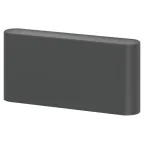 Подсветка декоративная WL41 GR светодиодная 10Вт 3500К серый IP54 для интерьера, фасадов зданий