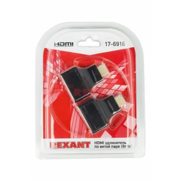 HDMI удлинитель по витой паре RJ-45, 8P-8C, 2 шт.,,