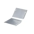 Крышка на угол вертикальный внутренний 45 градусов 100х600, 1,5 мм, цинк-ламель, в комплекте с крепежными элементами необходимымидля монтажа