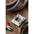 Рамка+суппорт на 2 модуля (1 пост) C-Line