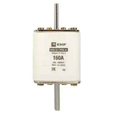 Плавкая вставка ППН-37 400/160А габарит 2 PROxima