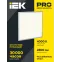 Светильник светодиодный ДВО 6565 eco 36Вт 4000К белая рамка IEK
