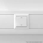 Avanti Инвертор одноклавишный модульный Белое облако 2 модуля (Переключатель сх.7)