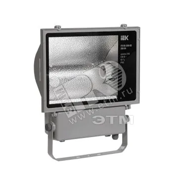 Прожектор ГО 03-400-01 400Вт IP65 серый симметричный | LPHO03-400-01-K03 | IEK