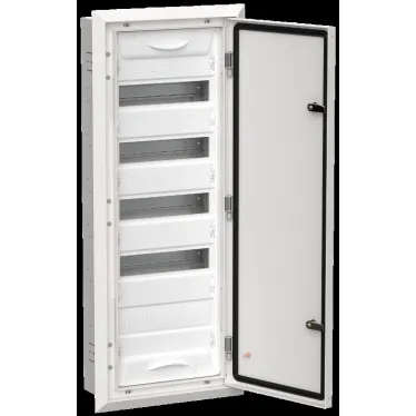 TITAN 5 Корпус металлический ЩРв-60 (1х60) 880х365х130мм IP31 белый (одна дверь)