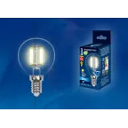 Лампа светодиодная LED 6вт 200-250В шар прозрачное 500Лм Е14 3000К Sky филамент