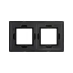 Рамка из металла, ''Avanti'', черная, 4 модуля