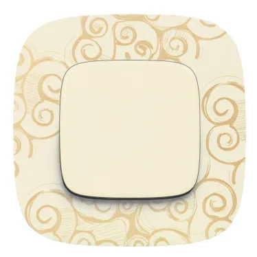 Valena ALLURE Рамка 1 пост Нарцисс золото универсальная