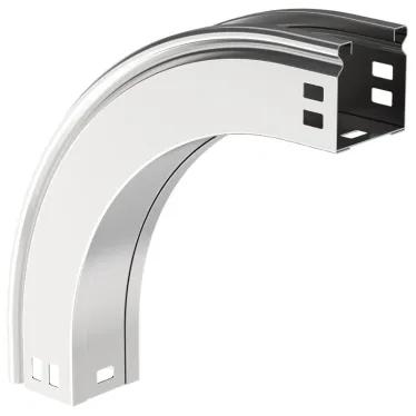 Поворот плавн. 90град тип В20 ESCA 50х100мм