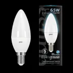 Лампа светодиодная LED 6.5 Вт 550 лм 4100К свеча нейтральный E14 AC 220В Black Gauss