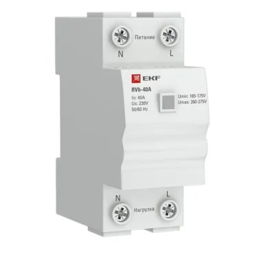 Реле напряжения (сквозное подключение) RVb-40A Basic