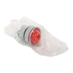 Исполнительный механизм кнопки XB4 красный плоский возвратный без фиксации, с подсветкой